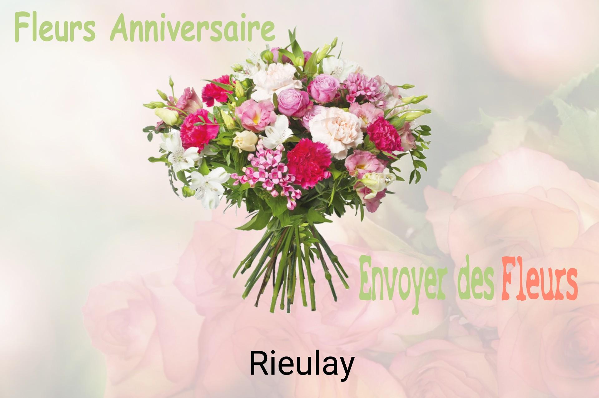 Bouquet de fleurs d’anniversaire livré à Rieulay