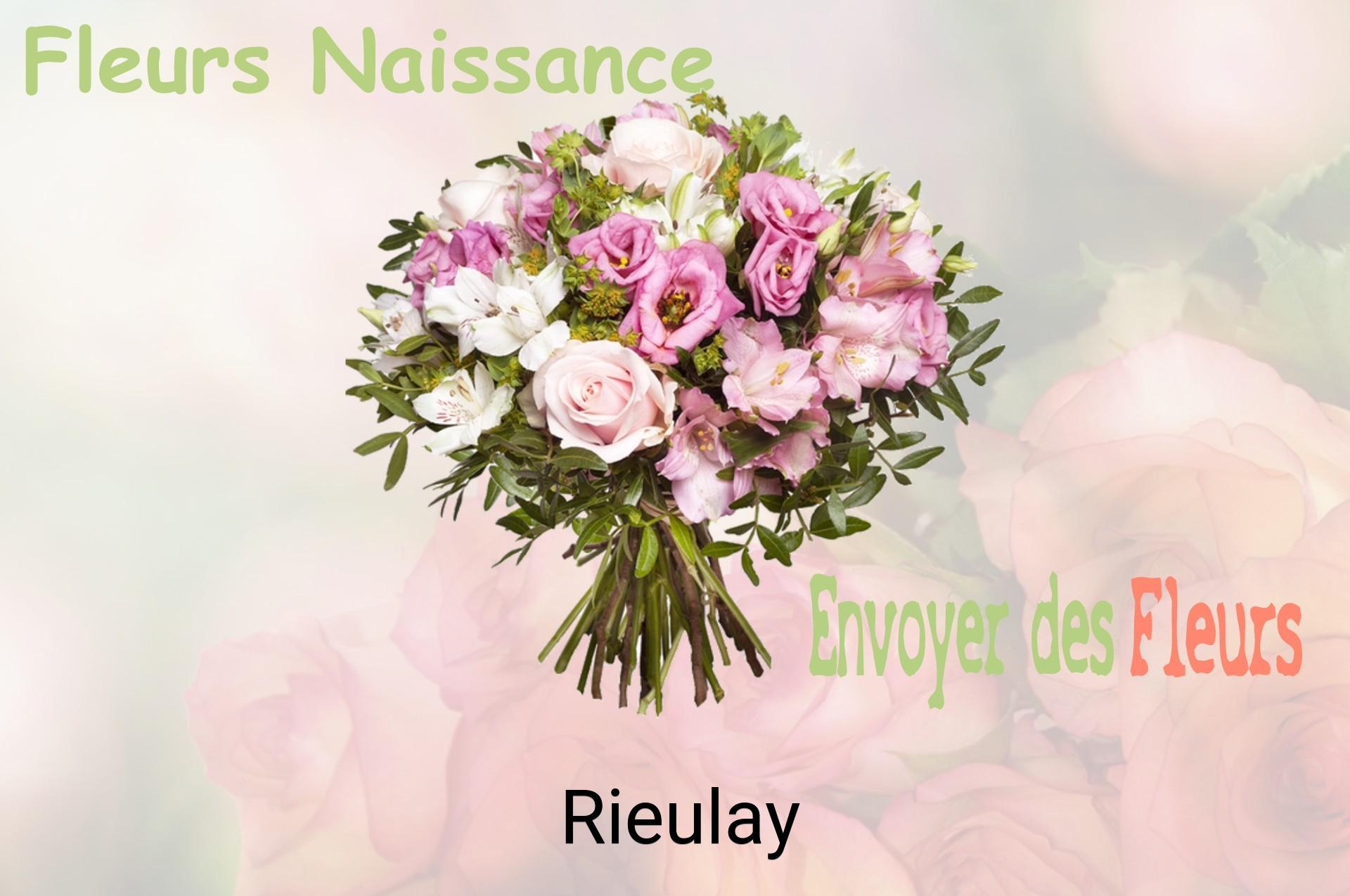 Bouquet de fleurs de naissance livré à Rieulay